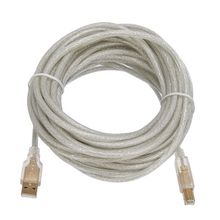 S-Link USB2.0 10M Şeffaf Yazıcı Kablosu