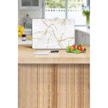 Saban 20x30 cm Çoklusim Desenli Cam Kesme Tahtası
