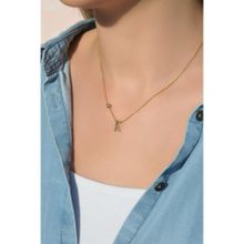 Sacce Scarves&Accessories Gold Çelik Harf K Kolye