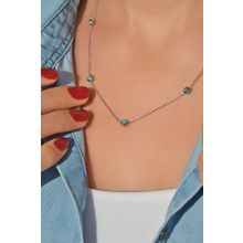 Sacce Scarves&Accessories Nazar Çelik Gümüş Renk Kolye
