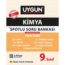 Sadık Uygun Yayınları 9. Sınıf Kimya Soru Bankası