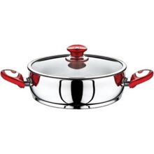 Safinox Bella 24 cm Kırmızı Basık Çelik Tencere