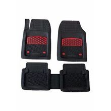 Safir Bmw 1 F20 Havuzlu Universal Krom Kırmızı Paspas