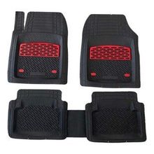 Safir Hyundai Getz Uyumlu Universal Derin Havuzlu Krom Kırmızı Paspas