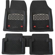 Safir SAF000TE74 Chevrolet Captiva Uyumlu Universal Derin Havuzlu Krom Karbon Oto Paspas