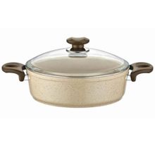 Safran Granit 22 cm Basık Tencere