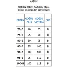 Şahinler M8150-SH Siyah Sütyen