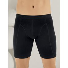 Şahinler ME114 Siyah Likralı Uzun Erkek Boxer