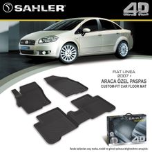Sahler Fiat Linea 2007-2017 4.5D Havuzlu Paspas