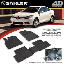 Sahler Renault Fluence 2009 Sonrası 4.5D Havuzlu Paspas