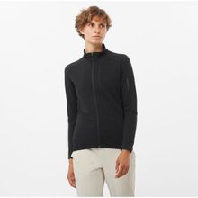 Salomon Essential Lightwarm Siyah Tam Fermuar Kadın Polar