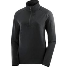 Salomon Essential Ltwarm Half Zip Siyah Kadın Polar