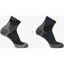 Salomon LC2166200 X Ultra Access Quarter 2 Adet Lacivert Gri Çorap