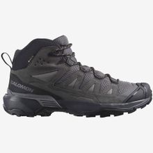 Salomon X Ultra 360 Leather Mid Gri Gore-Tex Erkek Outdoor Botu