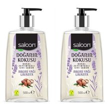 Saloon Doğanın Kokusu Argan Yağı Lavanta 500 ml 2'li Sıvı Sabun