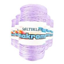 Saltıklar 3200 Lila 100 gr 5 Adet Polyester Makrome İpi