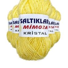 Saltıklar 48 5 Adet Mimoza Kristal Işıltılı Şal Patik Yelek İpi