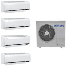 Samsung AJ100TXJ5KH/EA Wind Free Multi 10 Kw 1 Dış Ünite + 4 İç Ünite 9+9+18+24 Btu Duvar Tipi Klima