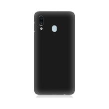 Samsung Galaxy A30 İçi Kadife Siyah Uyumlu Silikon Kılıf