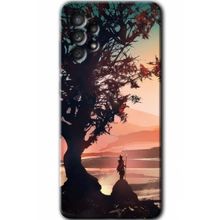 Samsung Galaxy A32 4G HD Desen Baskılı Arka Kapak - Yalnız Savaşcı Kılıf