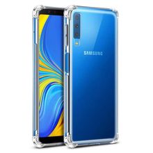 Samsung Galaxy A50 Kenar Şeffaf Antişok Uyumlu Silikon Kılıf