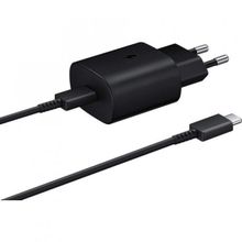 Samsung Galaxy A53 5G Fast Charging 25W Type-C Çıkışlı Kablolu Siyah Şarj Aleti