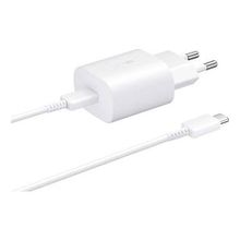 Samsung Galaxy A70 Fast Charging 25W Type-C Çıkışlı Kablolu Beyaz Şarj Aleti