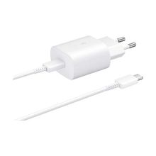 Samsung Galaxy A73 Fast Charging 25W Type-C Çıkışlı Kablolu Beyaz Şarj Aleti