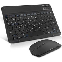 Samsung Galaxy Duhaline Tab S6 Lite SM-P617 / SM-P610 Tablet Uyumlu Slim Şarjlı Bluetooth Klavye ve Mouse Seti
