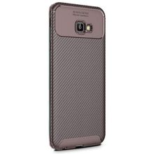 Samsung Galaxy J4 Plus Negro Karbon Dizayn Silikon Kılıf