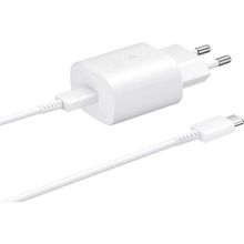 Samsung Galaxy S20 Fast Charging 25W Type-C Çıkışlı Kablolu Beyaz Şarj Aleti