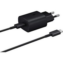 Samsung Galaxy S22 5G Fast Charging 25W Type-C Çıkışlı Kablolu Siyah Şarj Aleti