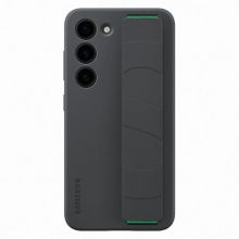 Samsung Galaxy S23 Siyah İnce Kordonlu Silikon Kılıf