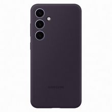 Samsung Galaxy S24 Koyu Eflatun Silikon Kılıf