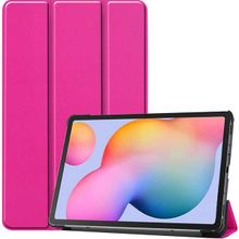 Samsung Galaxy Tab S7 T870 Htstore Smart Kapak Standlı 1-1 - Pembe Kılıf