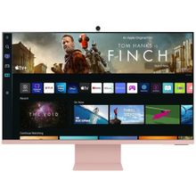 Samsung M8 LS32BM80PUUXUF 32 inç Pembe Smart Monitör