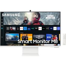 Samsung M8 M80C LS32CM801UUXUF 32 inç 4K Beyaz Akıllı Monitör