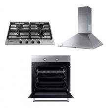 Samsung NV60K3110BS - NA64B3100AS - NK24M3050PS 3'lü Gri Ankastre Set