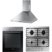 Samsung NV60K3110BS - NK24M3050PS - NA64H3110AS 3'lü Gri Ankastre Set