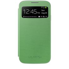 Samsung Orijinal EF-CI950BGEGWW Flip Cover Galaxy S4 ile Uyumlu Sarı Yeşil Kılıf