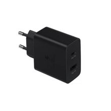 Samsung TA220 Siyah 35 W Çift Çıkışlı USB Type-C Şarj Adaptörü