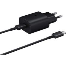 Samsung Ta800x Fast Charging 25w Type C Çıkışlı Siyah Kablolu Şarj Aleti