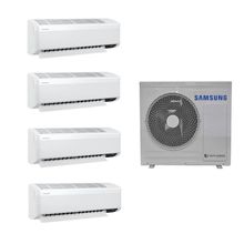 Samsung Wind Free Multi AJ080TXJ4KH/EA 8 kw 1 Dış + 4 İç Ünite 9+9+12+12 Duvar Tipi Klima