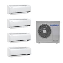 Samsung Wind Free Multi AJ080TXJ4KH/EA 8 kw 1 Dış + 4 İç Ünite 9+9+9+12 Duvar Tipi Klima