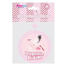 Samur 3 Adet Hoşgeldin Kızım Yazılı Baby Shower Partisi Asmalı İp Süs