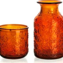 San Miguel Flora Bardaklı Turuncu Sürahi