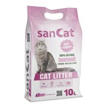 Sancat 10 lt Bebek Pudrası Kokulu Premium Beyaz Kedi Kumu