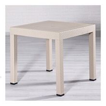 Sandalie Rattan Cappucino 80x80 cm Bahçe Masa