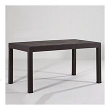 Sandalie Rattan Kahve 90x150 cm Bahçe Masa