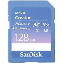 Sandisk Creator Series 128 GB 280 MB/s V60 UHS-II SDXC Hafıza Kartı
